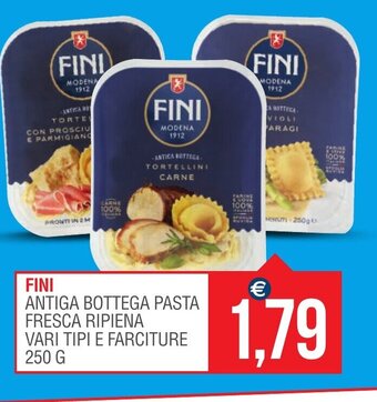 FINI ANTIGA BOTTEGA PASTA FRESCA RIPIENA VARI TIPI E FARCITURE 250 G