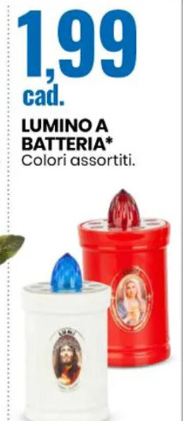 Eurospin LUMINO A BATTERIA offerta
