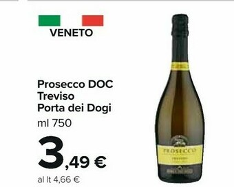 Carrefour Market Porta Dei Dogi Prosecco DOC Treviso offerta