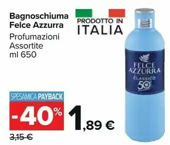 Carrefour Market Felce Azzurra Amber & Argan Doccia Gel Unisex Corpo Ambra, Noce Di Argan 650 Ml offerta
