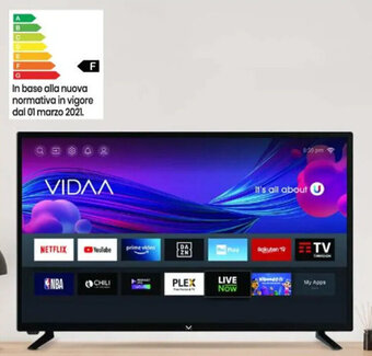 Eurospin TV LED 32' SMART 'ST32VD 'MAJESTIC offerta
