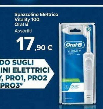 Carrefour Market Oral-B Spazzolino Elettrico Vitality 100 CrossAction offerta