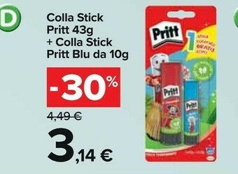 Carrefour Market Pritt Colla Stick Original 43g offerta
