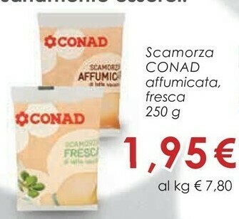 Conad Conad - Scamorza Fresca 250 G(ml) offerta