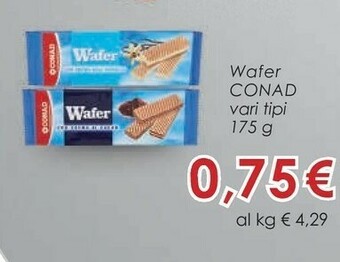 Conad Conad Wafer offerta