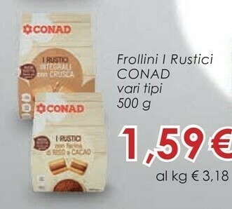 Conad Conad Frollini I Rustici offerta