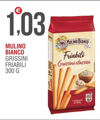 Caramico MULINO BIANCO GRISSINI FRIABILI 300 G offerta