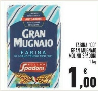 Conad Molino spadoni Gran Mugnaio Farina Di Grano Tenero Tipo "00" 1000 G(ml) offerta