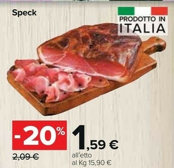 Carrefour Market Speck offerta