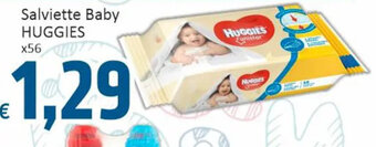 Paghi Poco Salviette Baby HUGGIES x56 offerta
