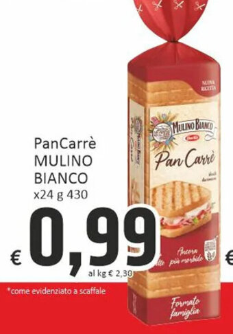 PanCarrè MULINO BIANCO x 24 g 430