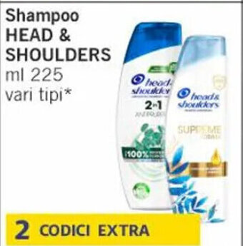 Paghi Poco Shampoo HEAD & SHOULDERS ml 225 vari tipi offerta