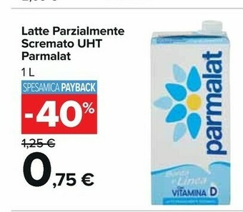 Parmalat Latte Parzialmente Scremato UHT 1000 G(ml)