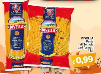 DIVELLA Pasta di Semola vari formati 1 kg