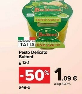 Carrefour Market Buitoni Pesto offerta