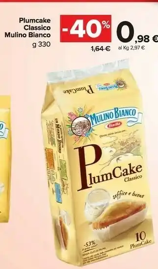 Carrefour Market Mulino Bianco Plum cake offerta