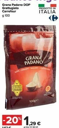 Carrefour Market Grana Padano Formaggio offerta
