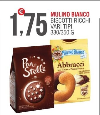 MULINO BIANCO BISCOTTI RICCHI VARI TIPI 330/350 G