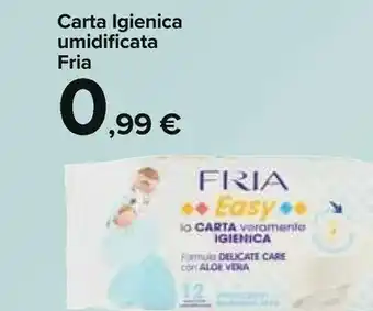 Carrefour Fria Carta Igienica Umidifcata offerta