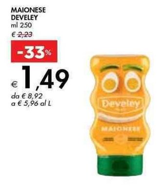 Bennet MAIONESE DEVELEY ml 250 offerta