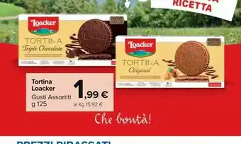 Carrefour Loacker Tortina offerta