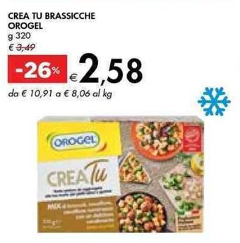 Bennet CREA TU BRASSICCHE OROGEL g 320 offerta