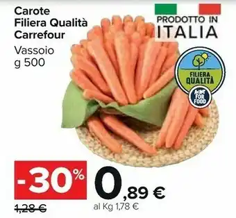 Carrefour Carrefour Carote 500g offerta
