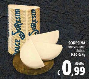 Deco Supermercati SORESINA provolone dolce offerta