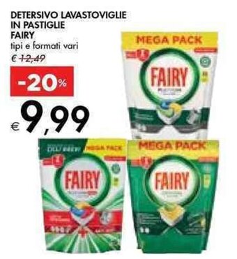Bennet DETERSIVO LAVASTOVIGLIE IN PASTIGLIE FAIRY offerta
