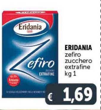 ERIDANIA zefiro zucchero extrafine kg 1