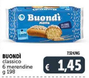 Deco Supermercati BUONDÌ classico 6 merendine g 198 offerta