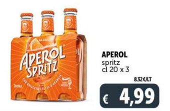 Deco Supermercati APEROL spritz cl 20 x 3 offerta