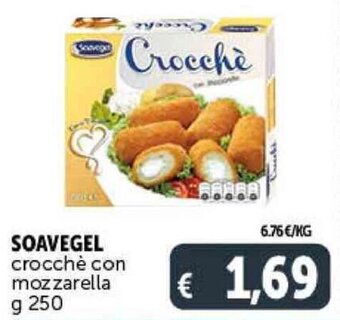 Deco Supermercati SOAVEGEL crocchè con mozzarella g 250 offerta