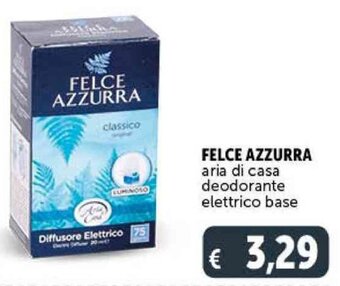 Deco Supermercati FELCE AZZURRA aria di casa deodorante elettrico base offerta