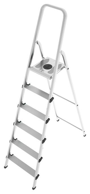 Bricocenter Scala domestica in acciaio-allumino 6 gradini offerta