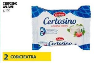 Bennet CERTOSINO GALBANI g 100 offerta