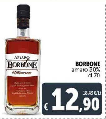 Deco Supermercati BORBONE amaro 30% cl 70 offerta