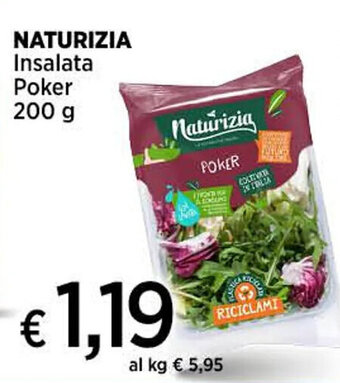 Ipercoop NATURIZIA Insalata Poker 200 g offerta