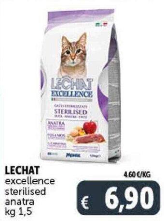 Deco Supermercati LECHAT excellence sterilised anatra kg 1,5 offerta