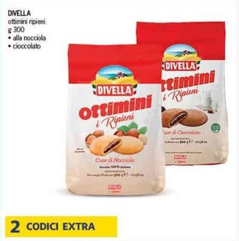 Deco Supermercati DIVELLA ottimini ripieni g 300 • alla nocciola • cioccolato offerta