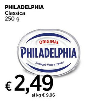 Ipercoop PHILADELPHIA Classica 250 g offerta
