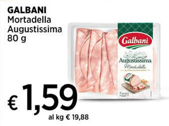 Ipercoop GALBANI Mortadella Augustissima 80 g offerta