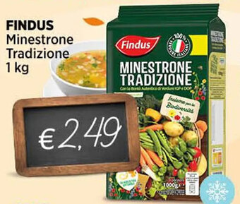 Ipercoop FINDUS Minestrone Tradizione 1 kg offerta