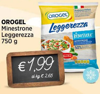 Ipercoop OROGEL Minestrone Leggerezza 750 g offerta