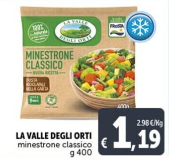 Deco Supermercati LA VALLE DEGLI ORTI minestrone classico g 400 offerta