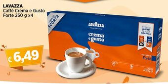 Ipercoop LAVAZZA Caffè Crema e Gusto Forte 250 g x4 offerta