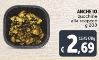 Deco Supermercati ANCHE IO zucchine alla scapece g 200 offerta