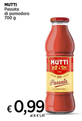 Ipercoop MUTTI Passata di pomodoro 700 g offerta