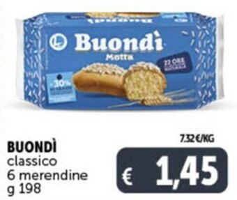 Deco Supermercati BUONDÌ classico 6 merendine g 198 offerta