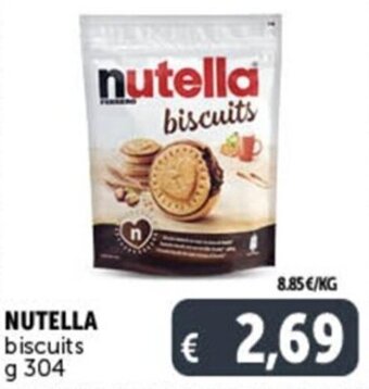 Deco Supermercati NUTELLA biscuits g 304 offerta